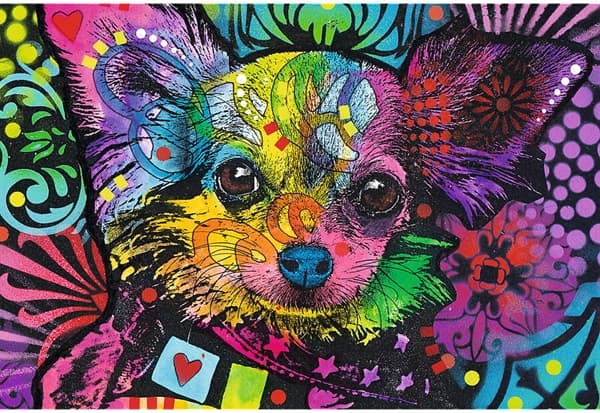 Colorful Puppy (træ)