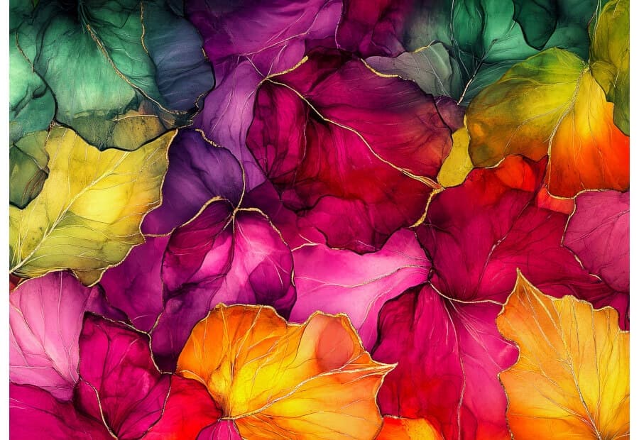Fall Leaves Abstract