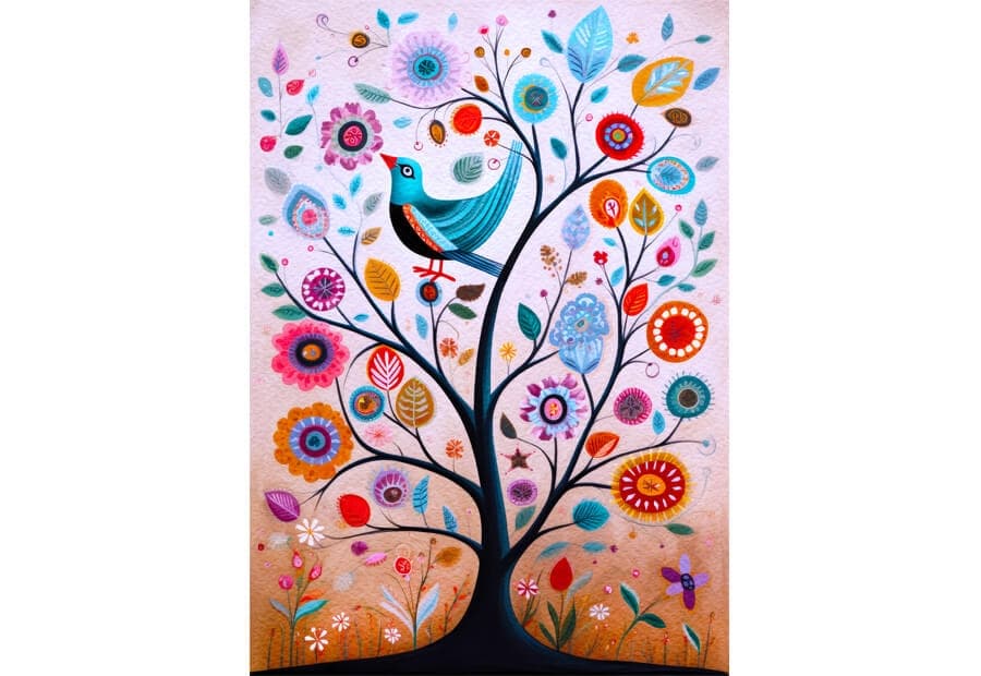 May the Bluebird of Happiness Fly Into Your Tree