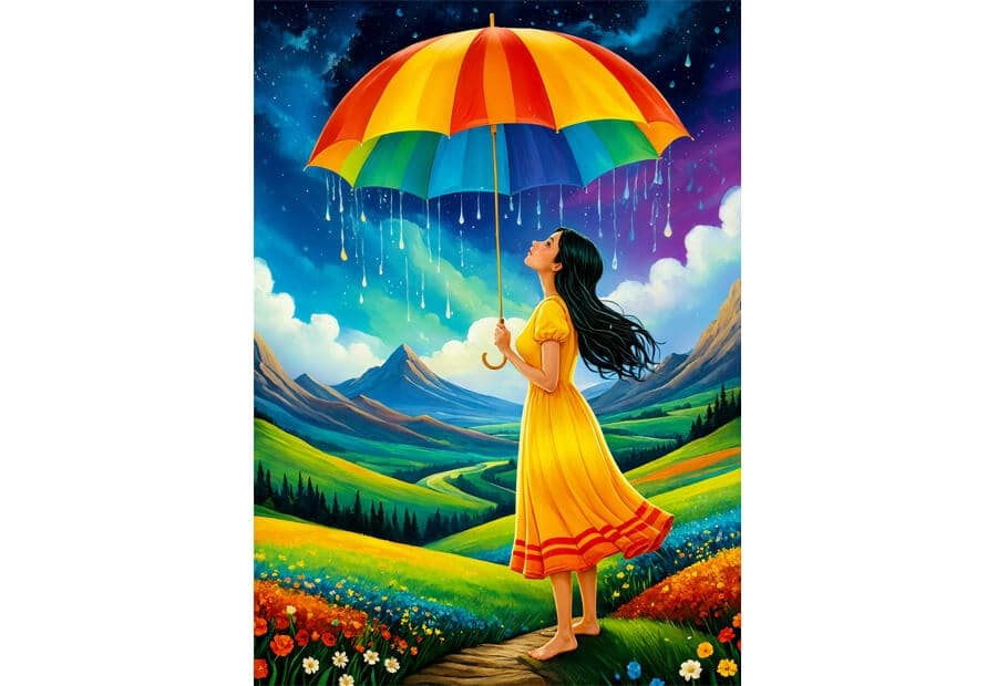Rainbow Umbrella