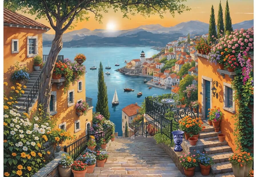 Steps to the Harbor