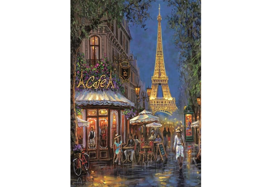 Night at the Eiffel Café
