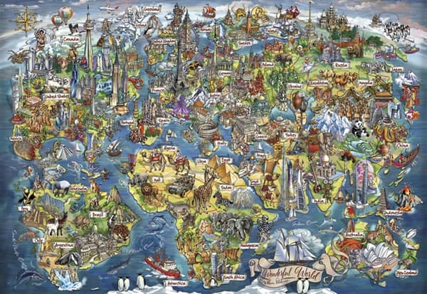 Wonderful World Map