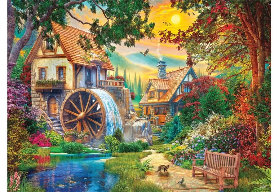 Watermill Sunset