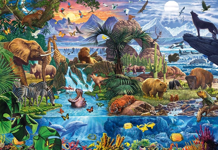 A Wildlife Panorama
