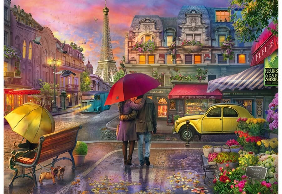 Parisian Charm in the Rain