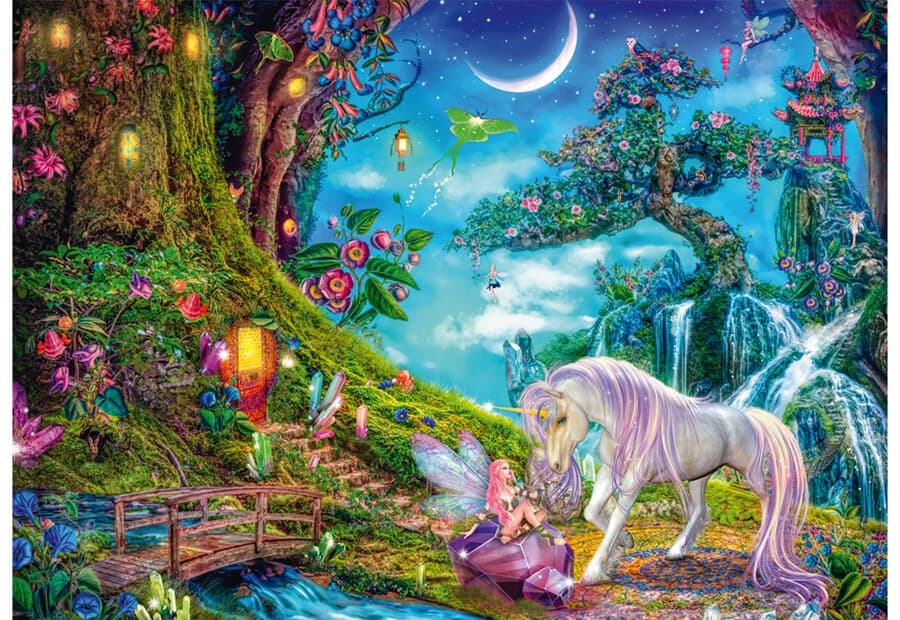 Unicorn and Elf among the Tall Timbers