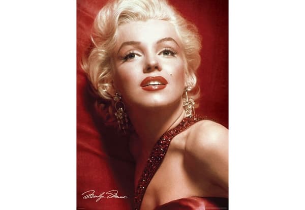 Marilyn Monroe Red Portrait