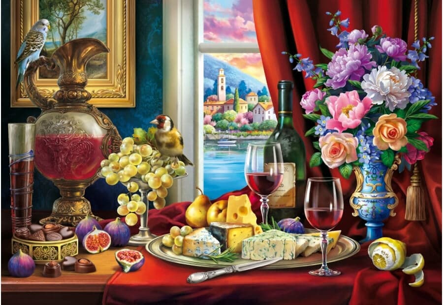 Still Life and Wine
