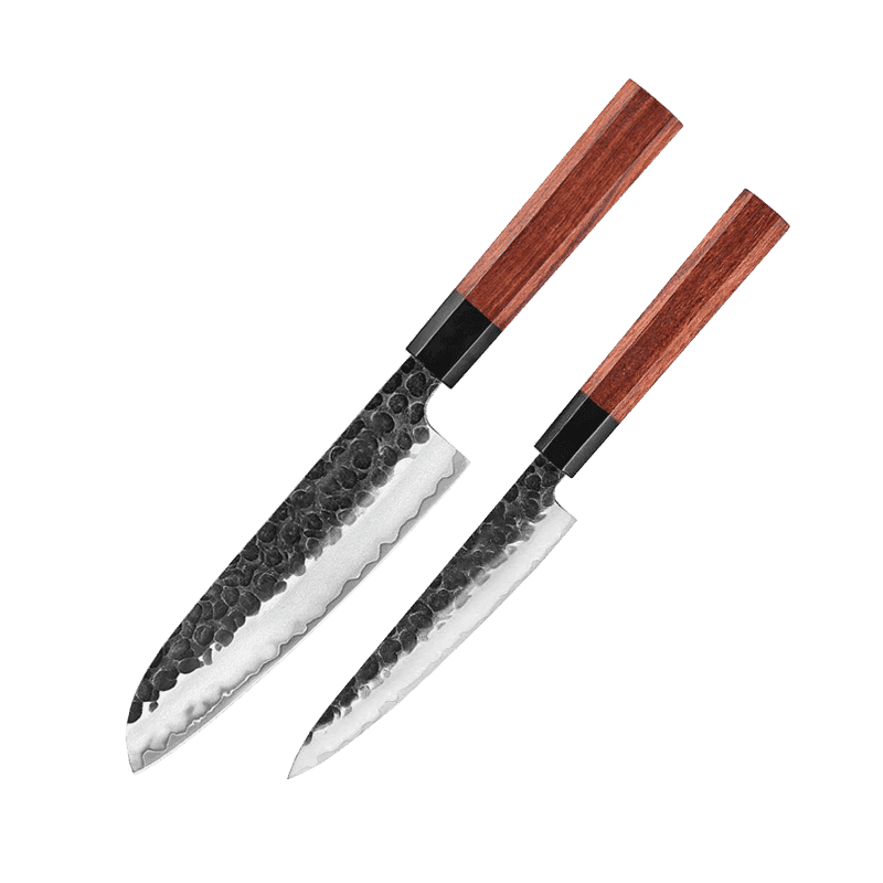 Japansk knivsæt | Santoku Petty | Tanuki