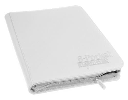 Ultimate Guard 8/16-Pocket ZipFolio (Mappe, holder 320 kort) XenoSkin White (Hvid)