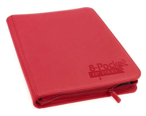 Ultimate Guard 8/16-Pocket ZipFolio (Mappe, holder 320 kort) XenoSkin Red (RÃ¸d)