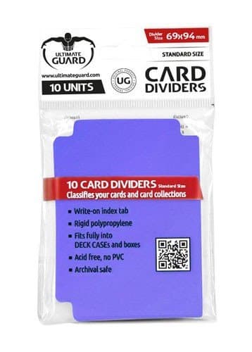 Ultimate Guard Card Dividers (Opdelere) Standard Size Purple (Lilla) (10)