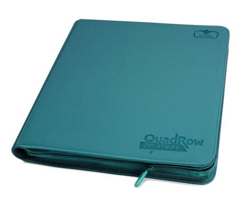 Ultimate Guard 12/24-Pocket QuadRow ZipFolio (Mappe, holder 480 kort) XenoSkin Petrol Blue (PetroleumsblÃ¥)
