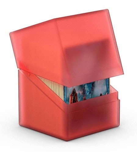 Ultimate Guard Boulder Deck Case (Deck Box) 100+ Standard Size Ruby