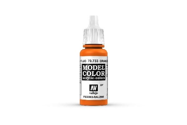 Vallejo Maling - Model Color: Orange Fluo - 17ml