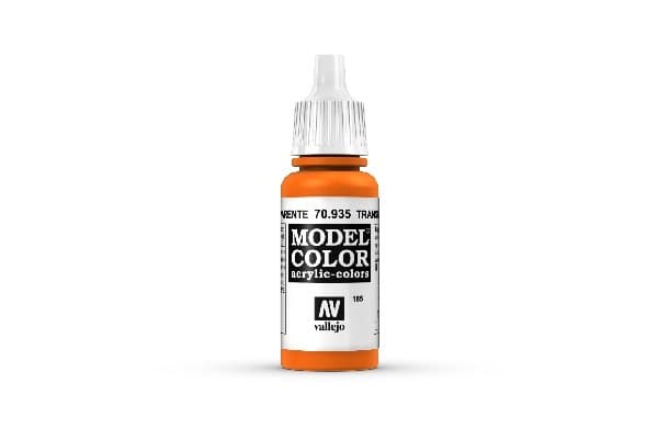 Vallejo Maling - Model Color: Transparent Orange - 17ml