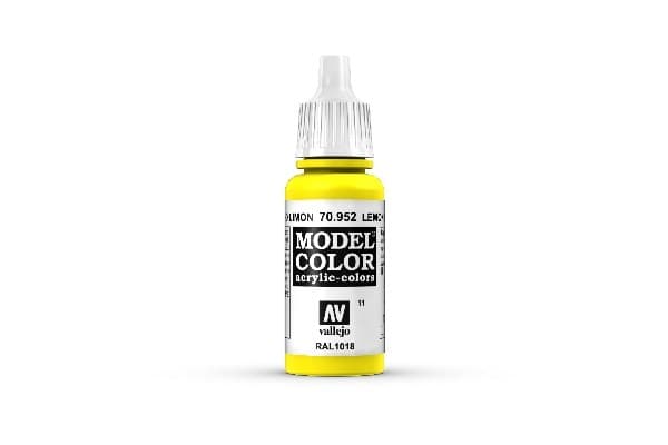 Vallejo Maling - Model Color: Lemon Yellow - 17ml