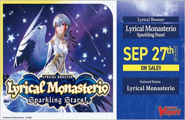 Cardfight!! Vanguard CCG DZ DivineZ Set 01: Lyrical Monasterio Sparkling Stars! Booster Box (Display) 16 Pakker - Engelsk
