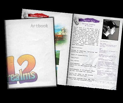 12 Realms: Art Book *Crazy tilbud*