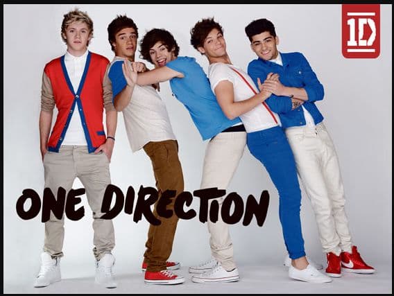 ! Super Udsalg Desk Mat/HÃ¥rd BordmÃ¥tte/BordskÃ¥ner - One Direction - 34,5x49,5 cm