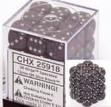 Dice - TerningesÃ¦t - 36 stk. 6 sidet (D6) - Speckled - Ninja
