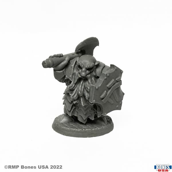 Reaper Bones USA Reaper Legends: Dark Dwarf Cleaver - Plastic Miniature