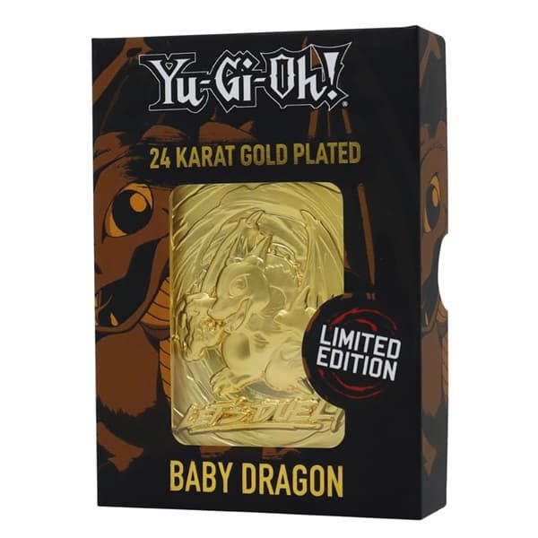 Yu-Gi-Oh! - Limited Edition Gold-Plated Collectible Card: Baby Dragon