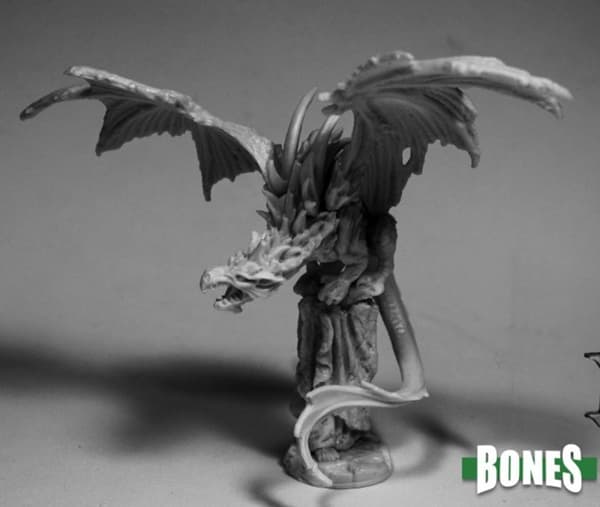 Reaper Bones Classic: Temple Dragon - Plastic Miniature