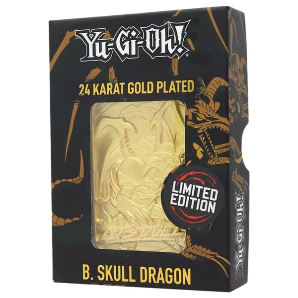 Yu-Gi-Oh! - Limited Edition Gold-Plated Collectible Card: B. Skull Dragon (Black Skull Dragon)