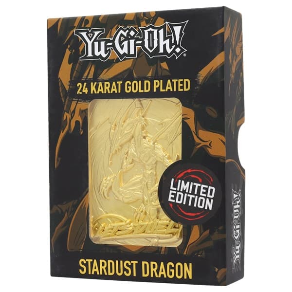 Yu-Gi-Oh! - Limited Edition Gold-Plated Collectible Card: Stardust Dragon