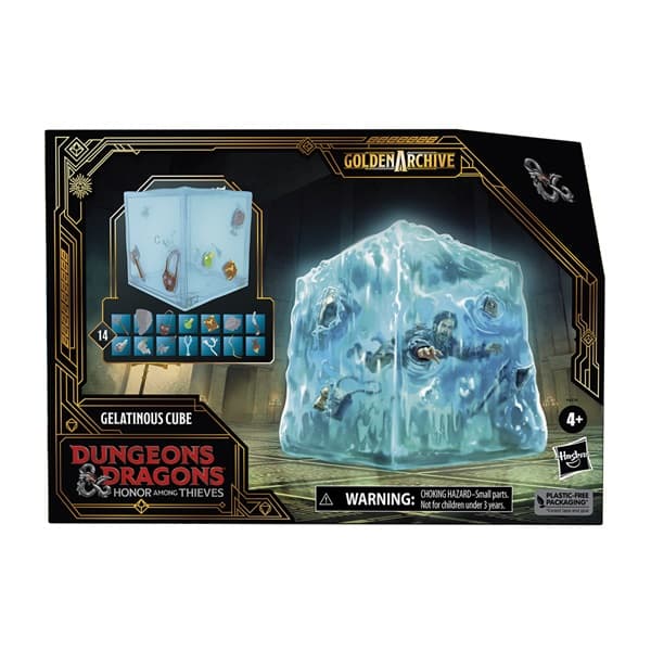 D&D Dungeons & Dragons: Honor Among Thieves - Golden Archive - Gelatinous Cube - 6â Scale Collectible Action Figure