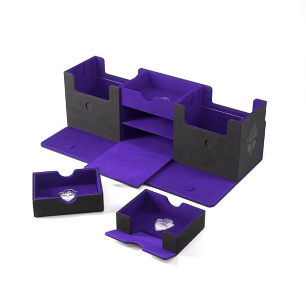 Gamegenic - Deck Box: The Academic 266+ XL - Black/Purple