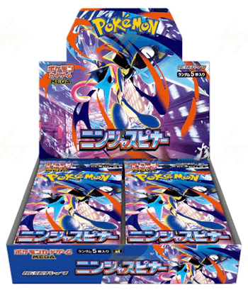 Pokemon MEGA M4: Ninja Spinner Japansk Booster Box/Display