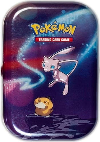 Pokemon Tin Kasse -  Kanto Power Mini Tin: Mew & Psyduck (2 Boosters, Billedkort & MÃ¸nt)