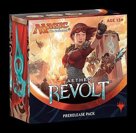 Aether Revolt Prerelease Pack (Pre-Release Box) - 6 Boosters + Promo & Spindown Terning