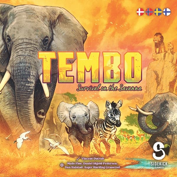 Tembo (Dansk): Survival on the Savanna - Board Game