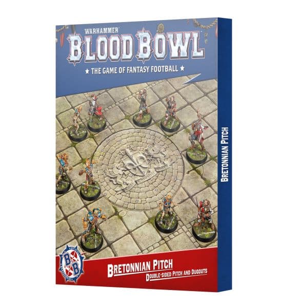 Blood Bowl: Pitch and Dugout Set - Bretonnian Team (2025) - 99220903002