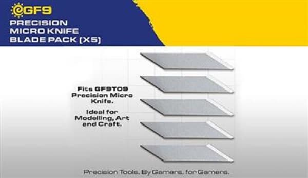 Tools - Gale Force Nine - Precision Micro Knife Blade (3 pieces) (GF9) - GF9T10