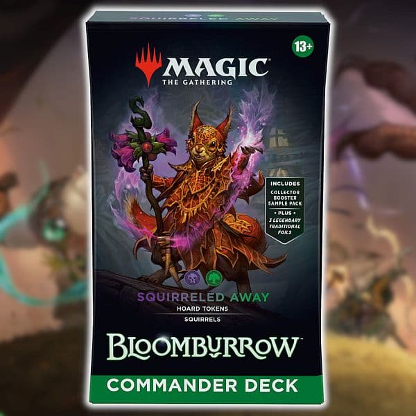 Bloomburrow - Commander [EDH] Multiplayer Magic Deck: V4 - Squirreled Away - 100 kort