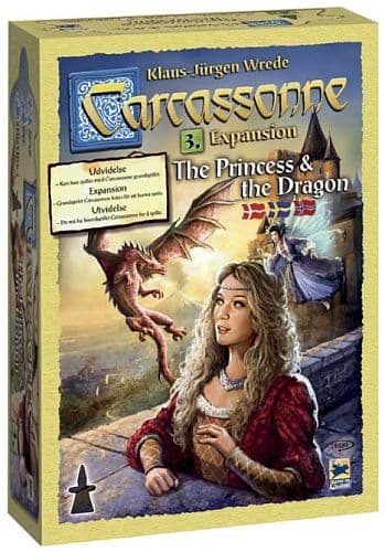 Carcassonne (Dansk) - Udvidelse 3: The Princess & the Dragon (2016)