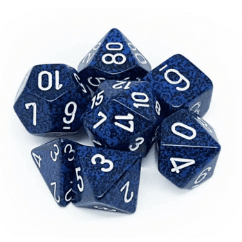 Dice - TerningesÃ¦t - 7 terninger - Speckled Polyhedral - Stealth