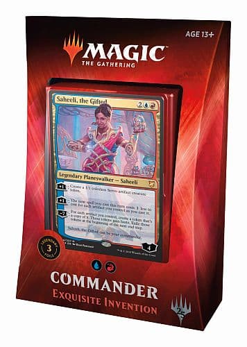 Magic Commander 2018 [EDH] Multiplayer Deck: Exquisite Invention (Saheeli, the Gifted - Izzet Artifacts) - 100 kort