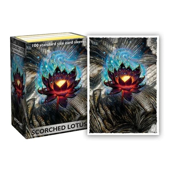 Dragon Shield Deck Protectors - Matte Art Sleeves: Scorched Lotus (Donato Giancola) - 100 lommer - Dragonshield - Sleeves