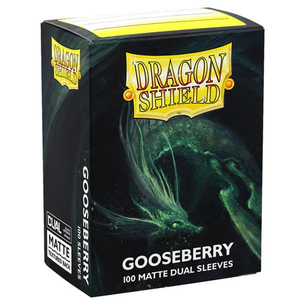 Dragon Shield Deck Protectors - Matte Dual Sleeves: Gooseberry - 100 lommer - Dragonshield - Sleeves #AT-15066