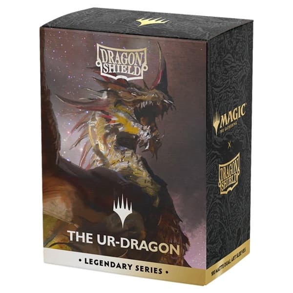 Dragon Shield Deck Protectors - License Sleeves: Magic: The Gathering - Legendary Series: The Ur-Dragon - 100 lommer - Dragonshield - Sleeves #AT-16506