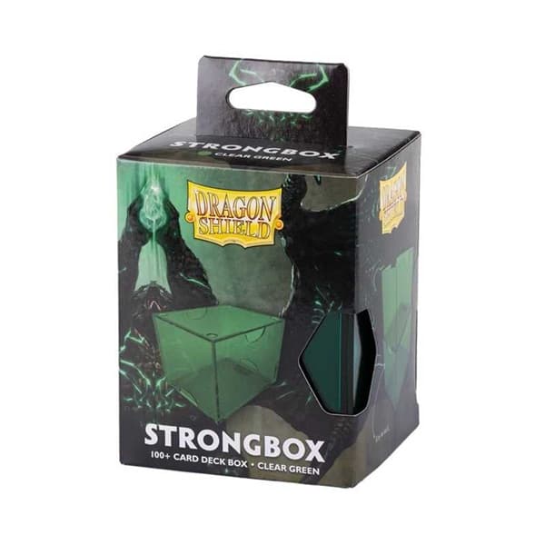 Dragon Shield Strongbox (Gaming Deck Box) - Clear Green (GrÃ¸n) - Holder 100+ kort - Dragonshield #AT-19006