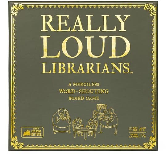 Really Loud Librarians: A Merciless Word Shouting Board Game