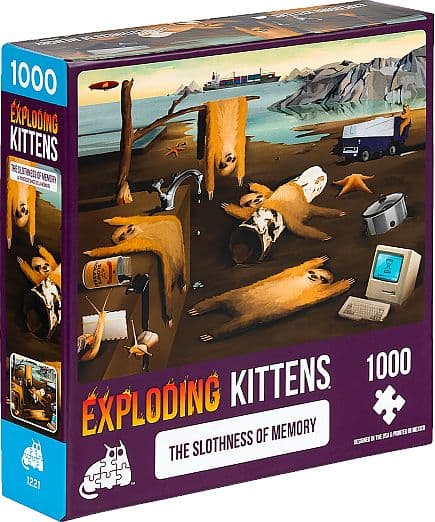 Exploding Kittens: Slothness Of Memory - Puzzle (1000 Pieces)