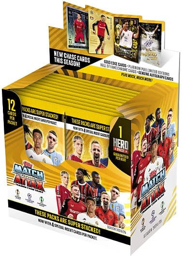 Topps Match Attax - Match Attax 2024/2025: UEFA Champions League -  Booster Display (Box med 24 Pakker)